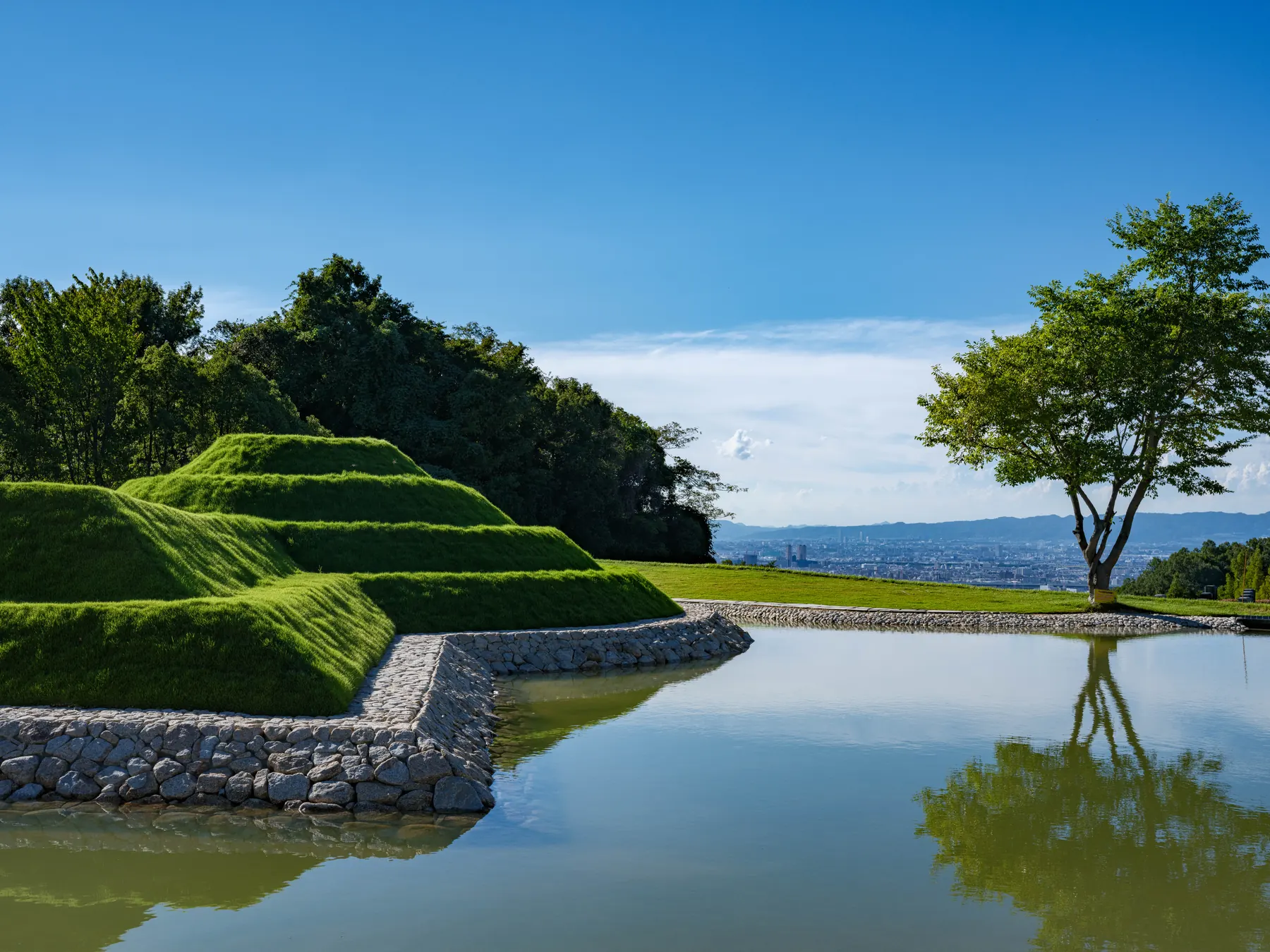 LANDSCAPE — Water and hill